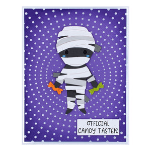 Dancin' Mummy Etched Dies from the Boo Dance Party Collection