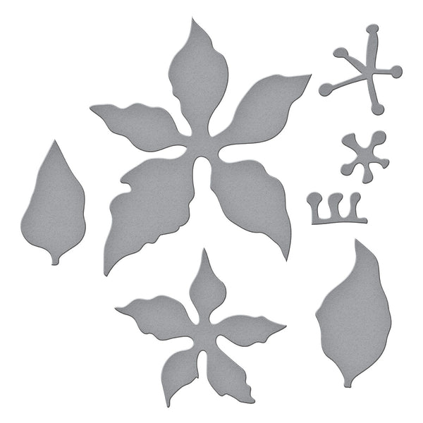 Poinsettia Etched Dies from Susan's Holiday Flora Collection by Susan Tierney-Cockburn