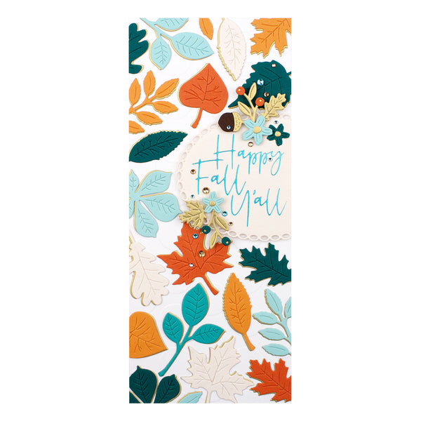 Autumn Leaves Etched Dies from the Fall Traditions Collection