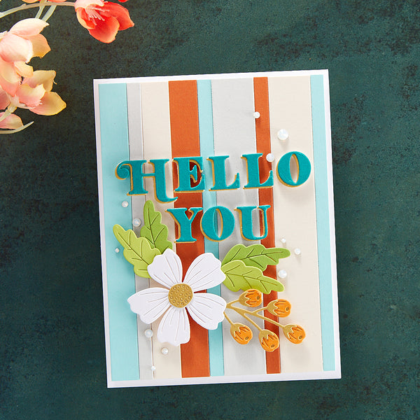 Be Bold Uppercase Alphabet Etched Dies from the Be Bold Collection