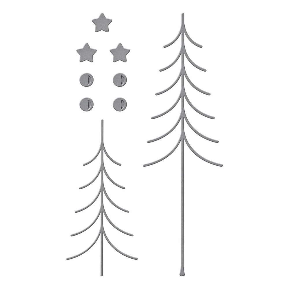 Sealed Christmas Tree Squiggle Etched Dies from Sealed for the Holidays Collection