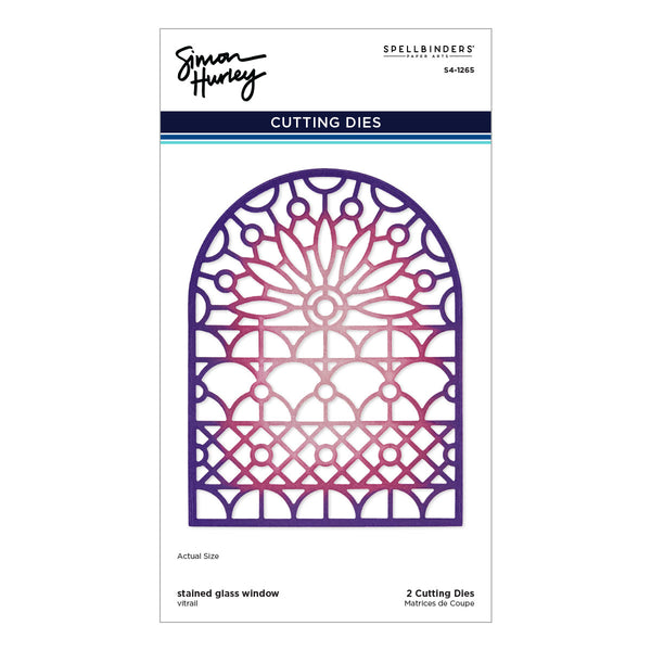 Stained Glass Window Etched Dies from the Metamorphosis Collection by Simon Hurley