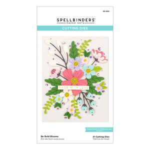 Be Bold Blooms Etched Dies from the Be Bold Collection