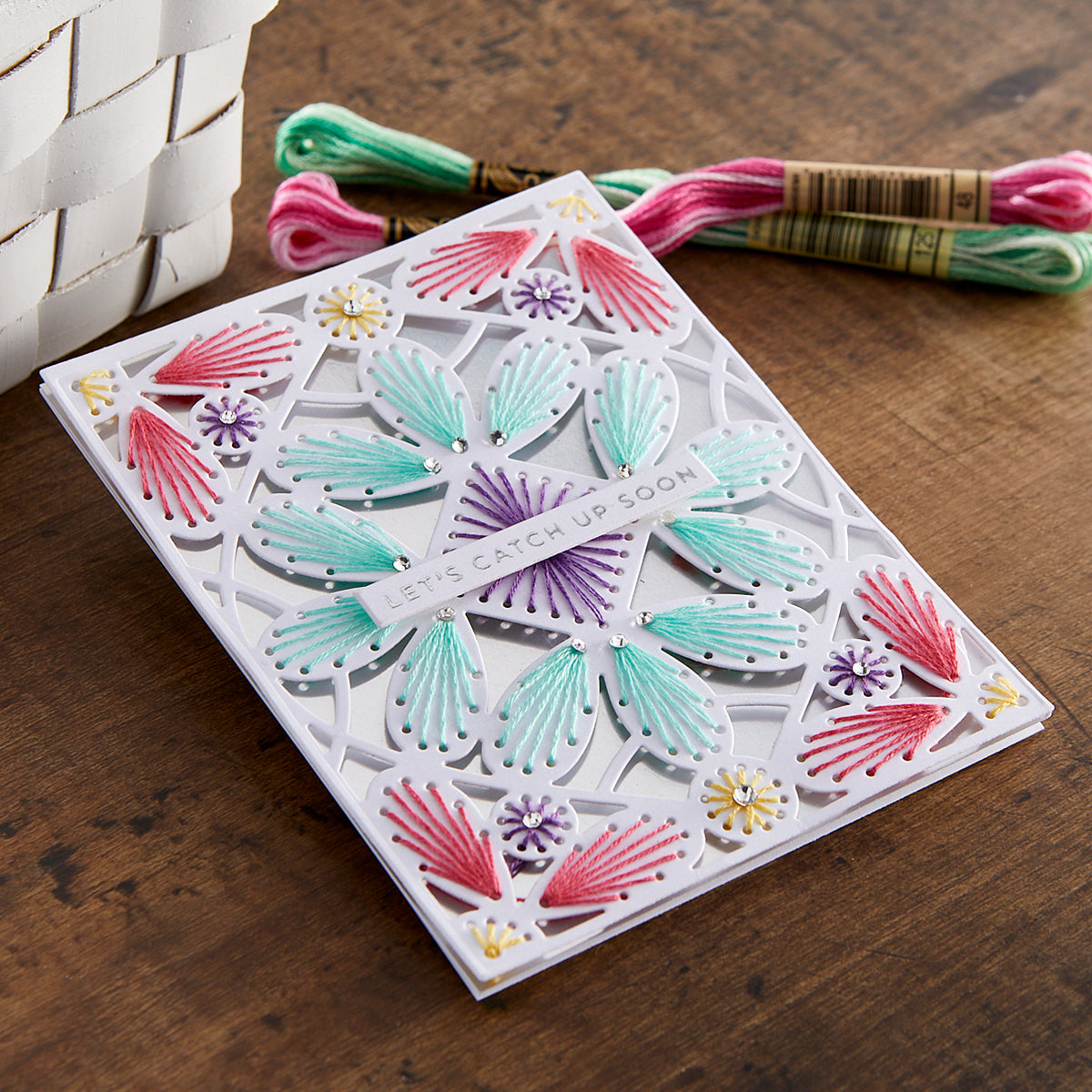 Stitched Petal Frame Dies | Spring Into Stitching Collection ...