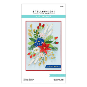 Holiday Blooms Etched Dies from the Celebrate the Season Collection