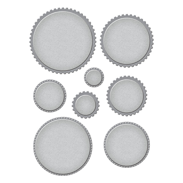 Postage Edge Circles from the Postage Edge Shapes Collection by Becca Feeken