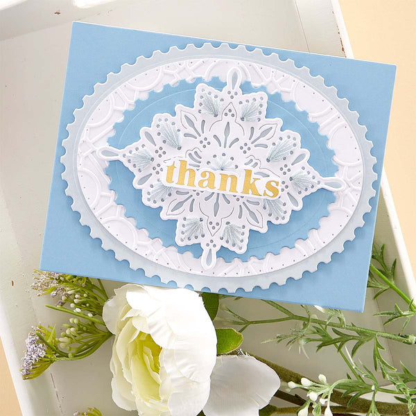Postage Edge Ovals from the Postage Edge Shapes Collection by Becca Feeken