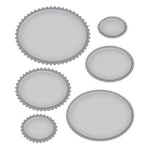 Postage Edge Ovals from the Postage Edge Shapes Collection by Becca Feeken