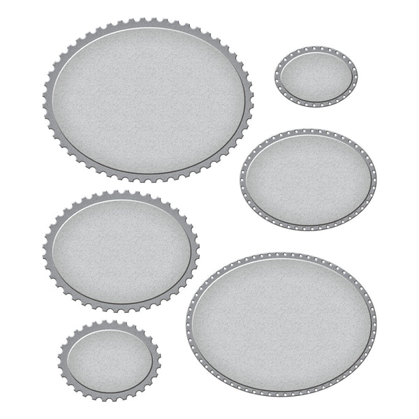 Postage Edge Ovals from the Postage Edge Shapes Collection by Becca Feeken