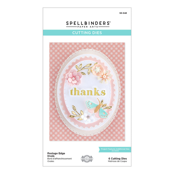 Postage Edge Ovals from the Postage Edge Shapes Collection by Becca Feeken