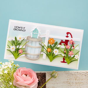 Rustic Garden Etched Dies from the Country Road Collection by Annie Williams