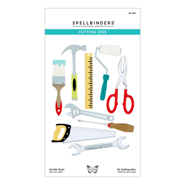 All the Tools Etched Dies from the Toolbox Essentials Collection by Nancy McCabe