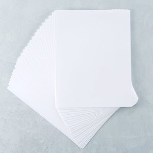 White Cardstock 8 1/2" x 11" - 25 pack - 80 lb