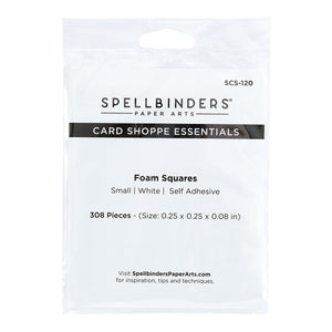 White Foam Adhesive Squares - Small