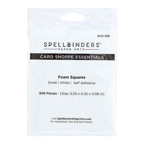 White Foam Adhesive Squares - Small