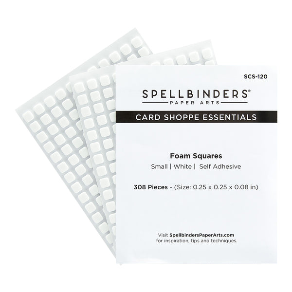 White Foam Adhesive Squares - Small