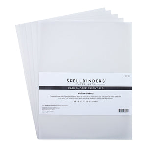 Vellum Sheets from the Card Shoppe Essentials Collection