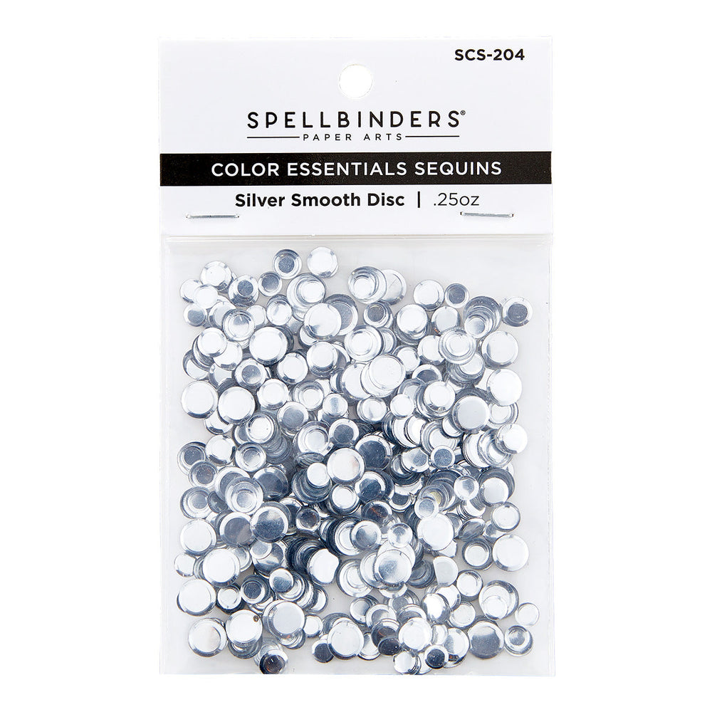 Silver Smooth Discs Color Essentials Sequins