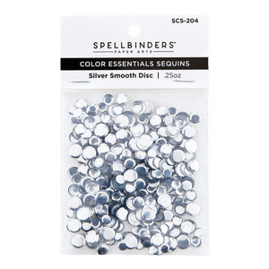 Silver Smooth Discs Color Essentials Sequins