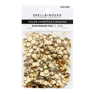 Gold Smooth Discs Color Essentials Sequins
