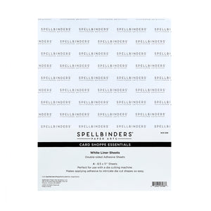 White Liner Sheets - 8.5" x 11" - 4 Pack