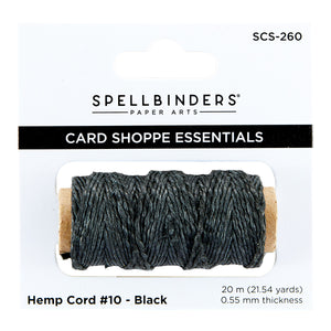 Black Cord from the Sealed by Spellbinders Collection