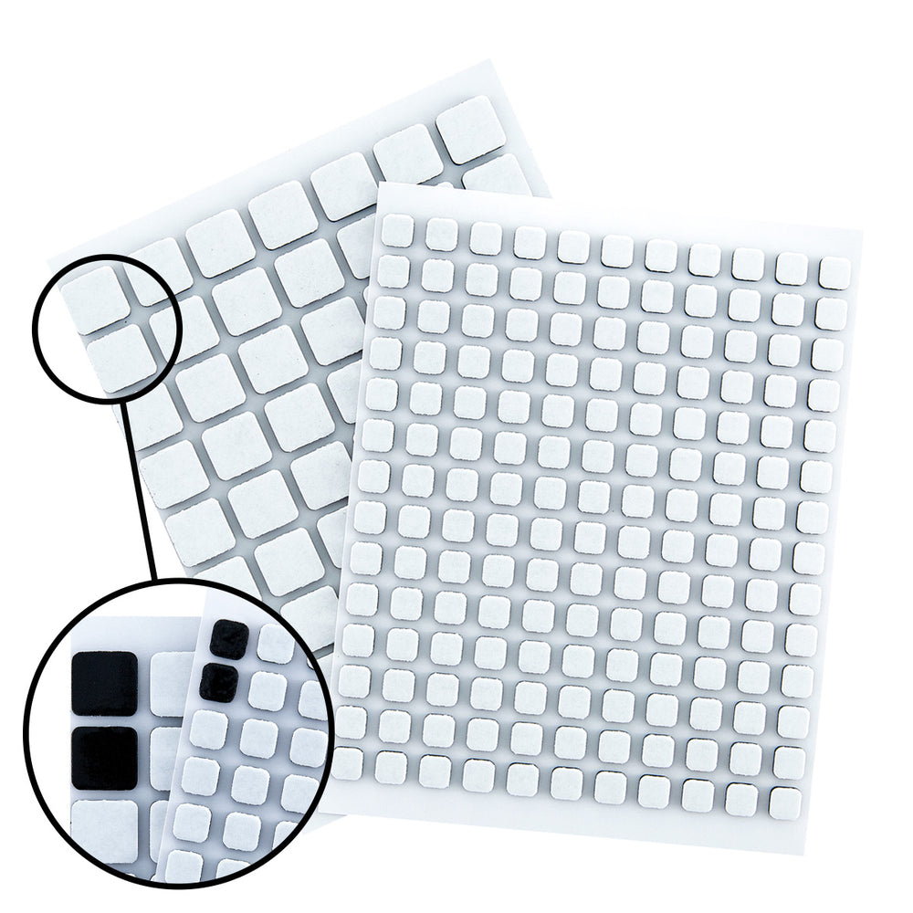 Black Foam Adhesive Squares Mix - 2MM