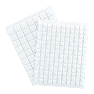 White Foam Adhesive Squares Mix - 1MM