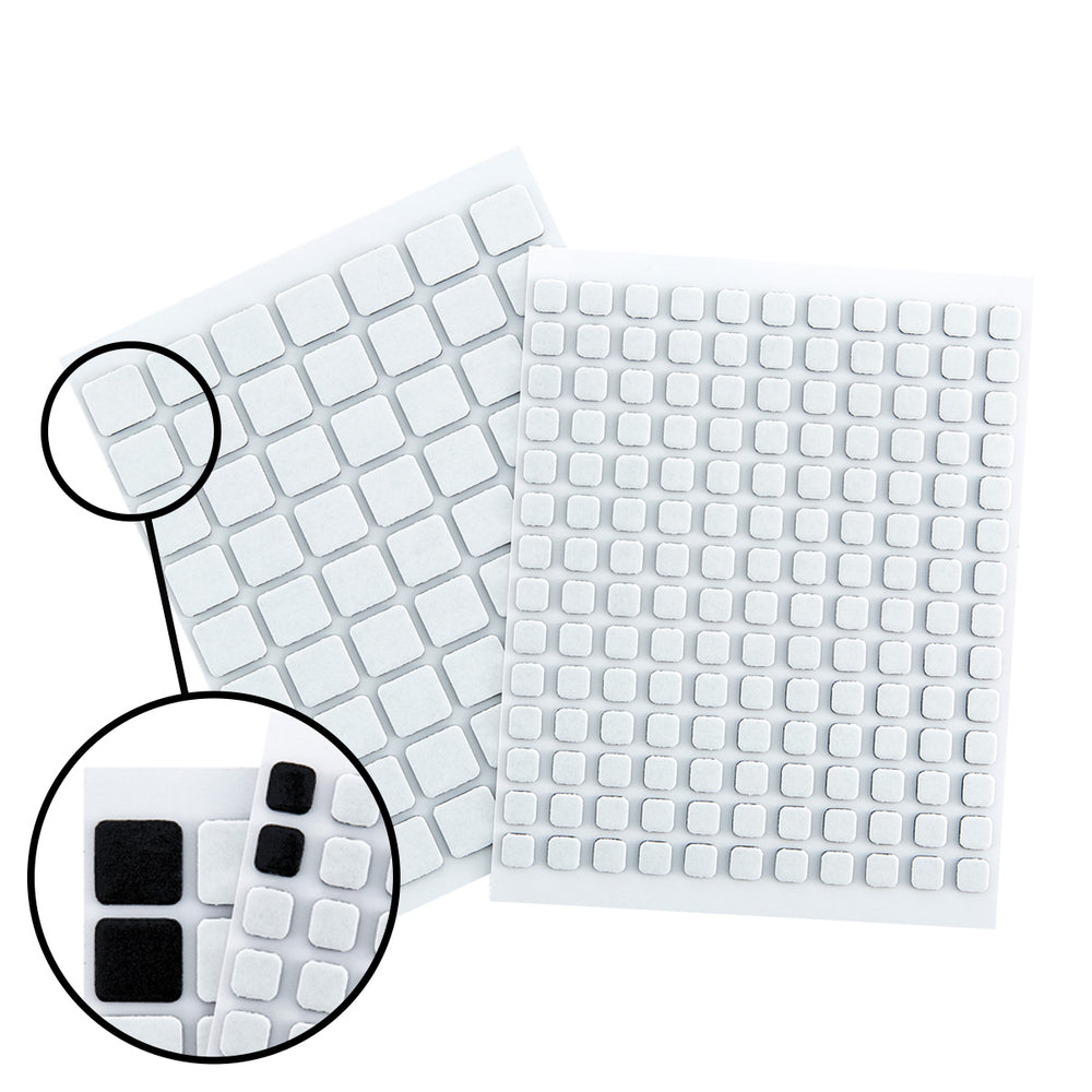 Black Foam Adhesive Squares Mix - 1MM