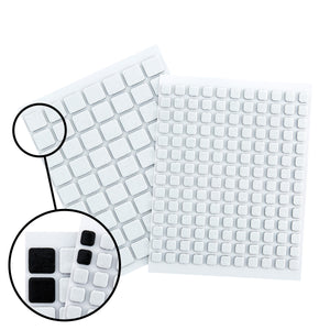 Black Foam Adhesive Squares Mix - 1MM