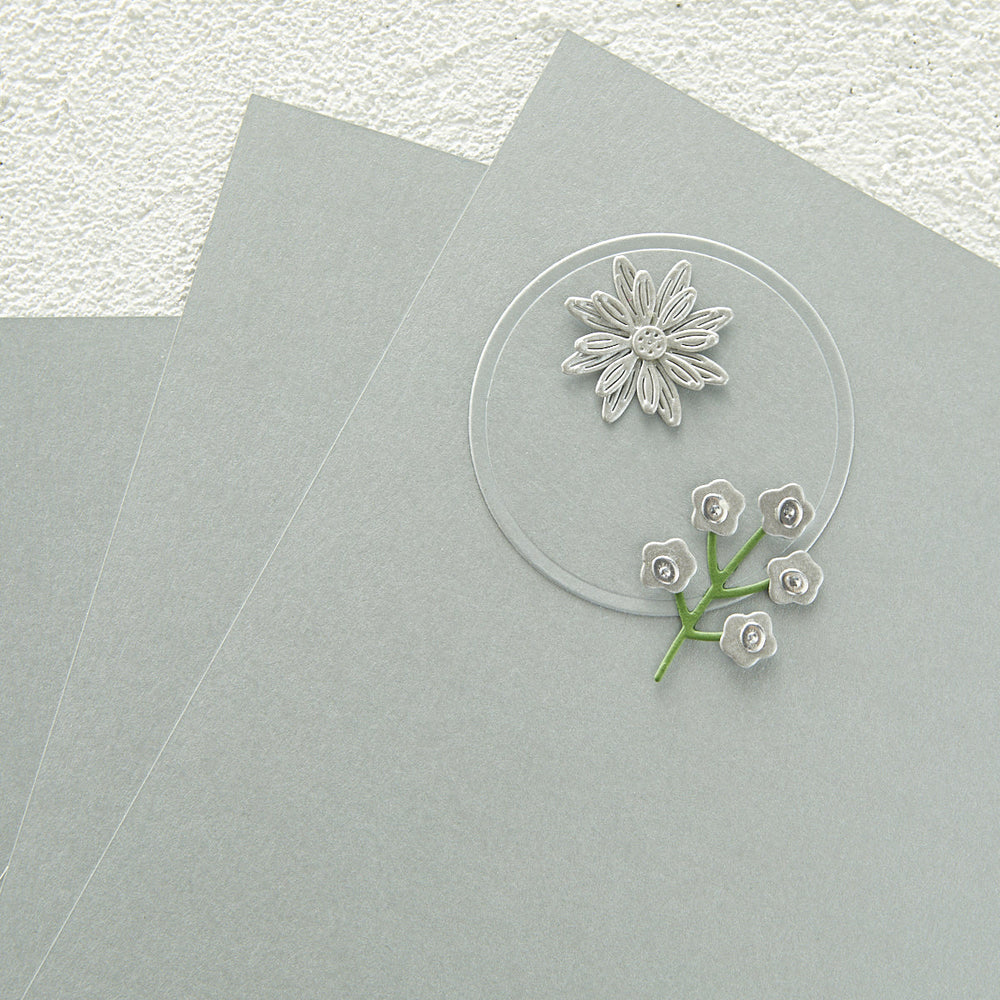 Brushed Silver Cardstock 8 1/2" x 11 - 10 Pack