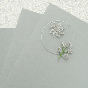 Brushed Silver Cardstock 8 1/2" x 11 - 10 Pack