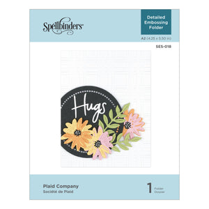 Plaid Company Embossing Folder