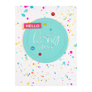 Sun Rays Embossing Folder