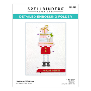 Sweater Weather Embossing Folder