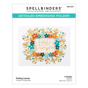 Falling Leaves Embossing Folder