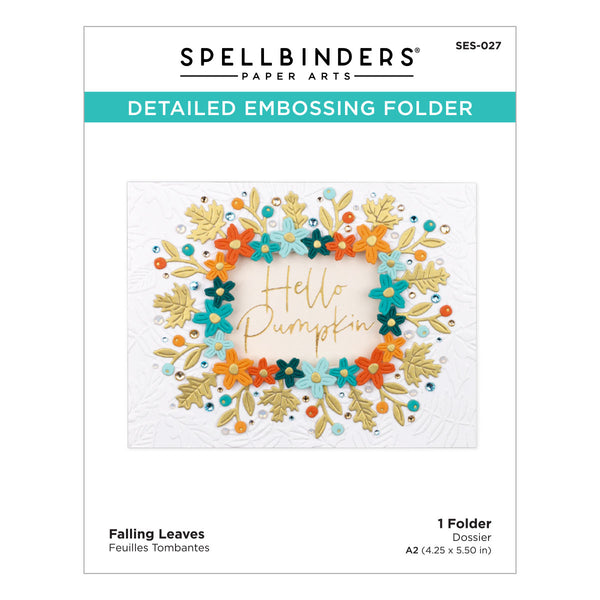 Falling Leaves Embossing Folder