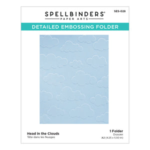 Head in the Clouds Embossing Folder from the Open Road Collection