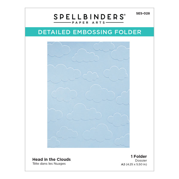 Head in the Clouds Embossing Folder from the Open Road Collection