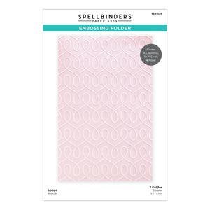 Loops Embossing Folder from the Be Bold Collection