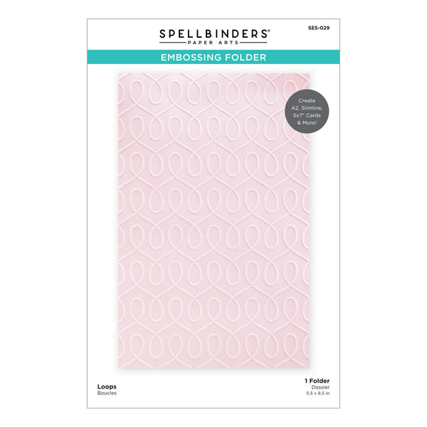 Loops Embossing Folder from the Be Bold Collection