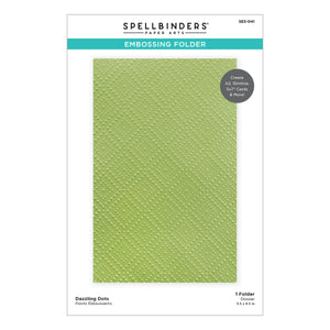 Dazzling Dots Embossing Folder from the Celebrate the Season Collection