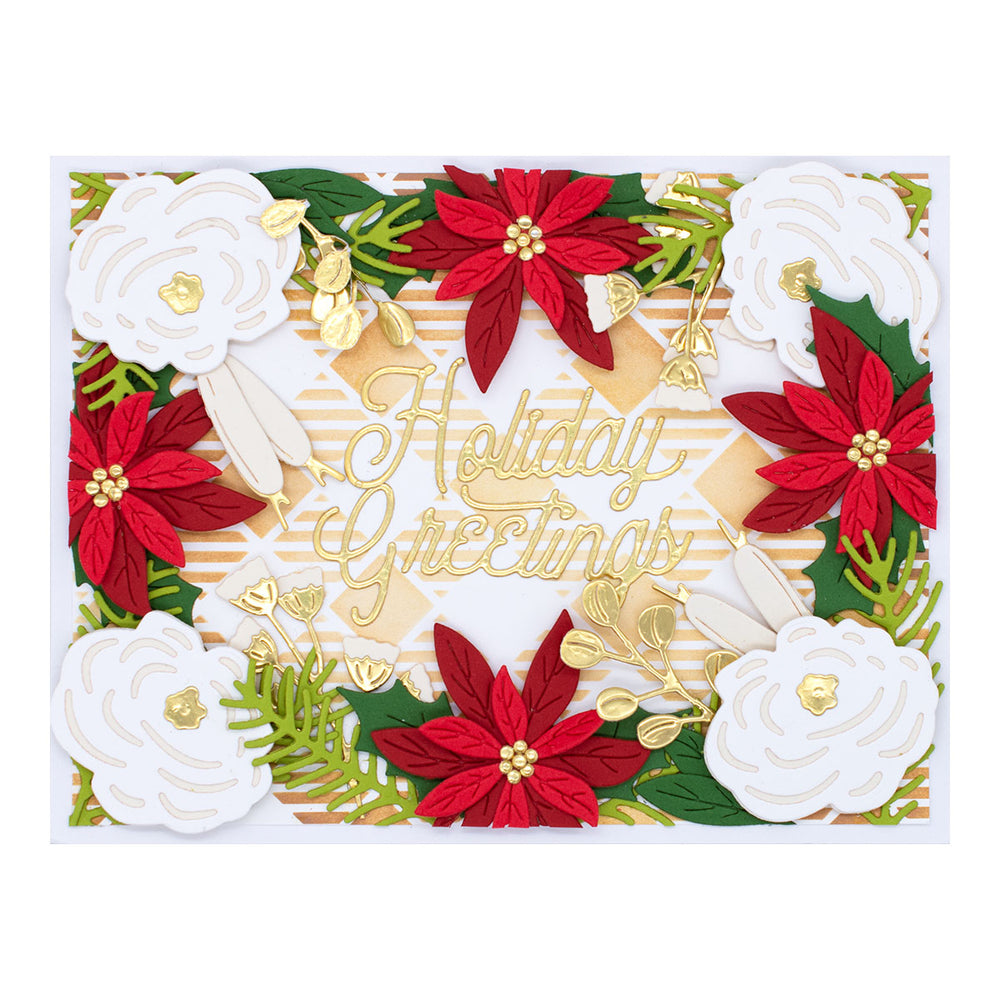 Diagonal Buffalo Plaid Stencil from the Celebrate the Season Collection