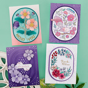 Essential Stylish Ovals Etched Dies from the Stylish Ovals Collection