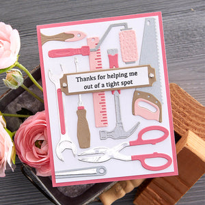 All the Tools Etched Dies from the Toolbox Essentials Collection by Nancy McCabe