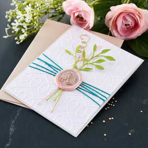 Handmade Brass Wax Seal with Handle from the Sealed by Spellbinders Collection
