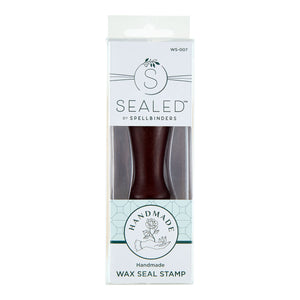 Handmade Brass Wax Seal with Handle from the Sealed by Spellbinders Collection