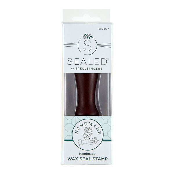 Handmade Brass Wax Seal with Handle from the Sealed by Spellbinders Collection