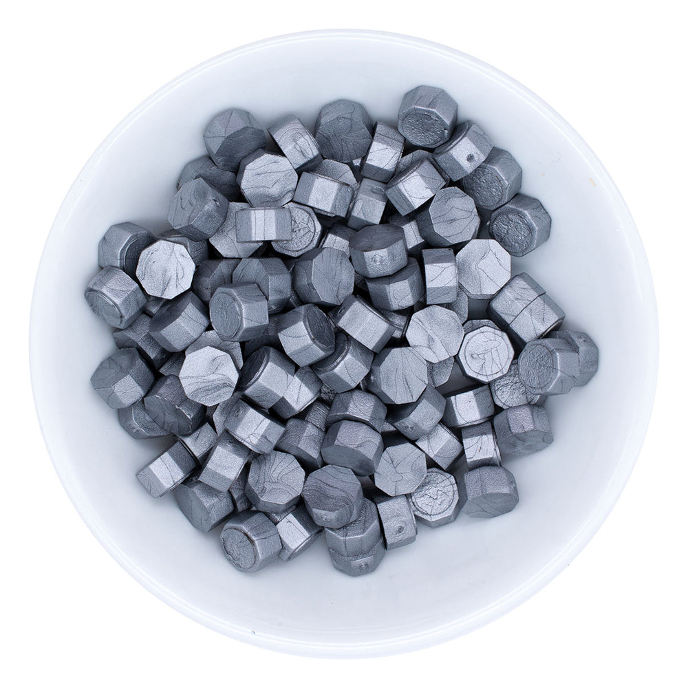 Silver Wax Beads from from the Sealed by Spellbinders Collection