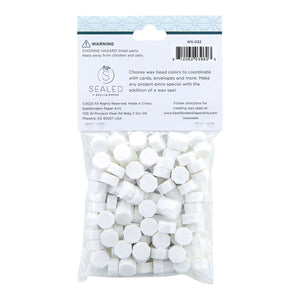 White Wax Beads